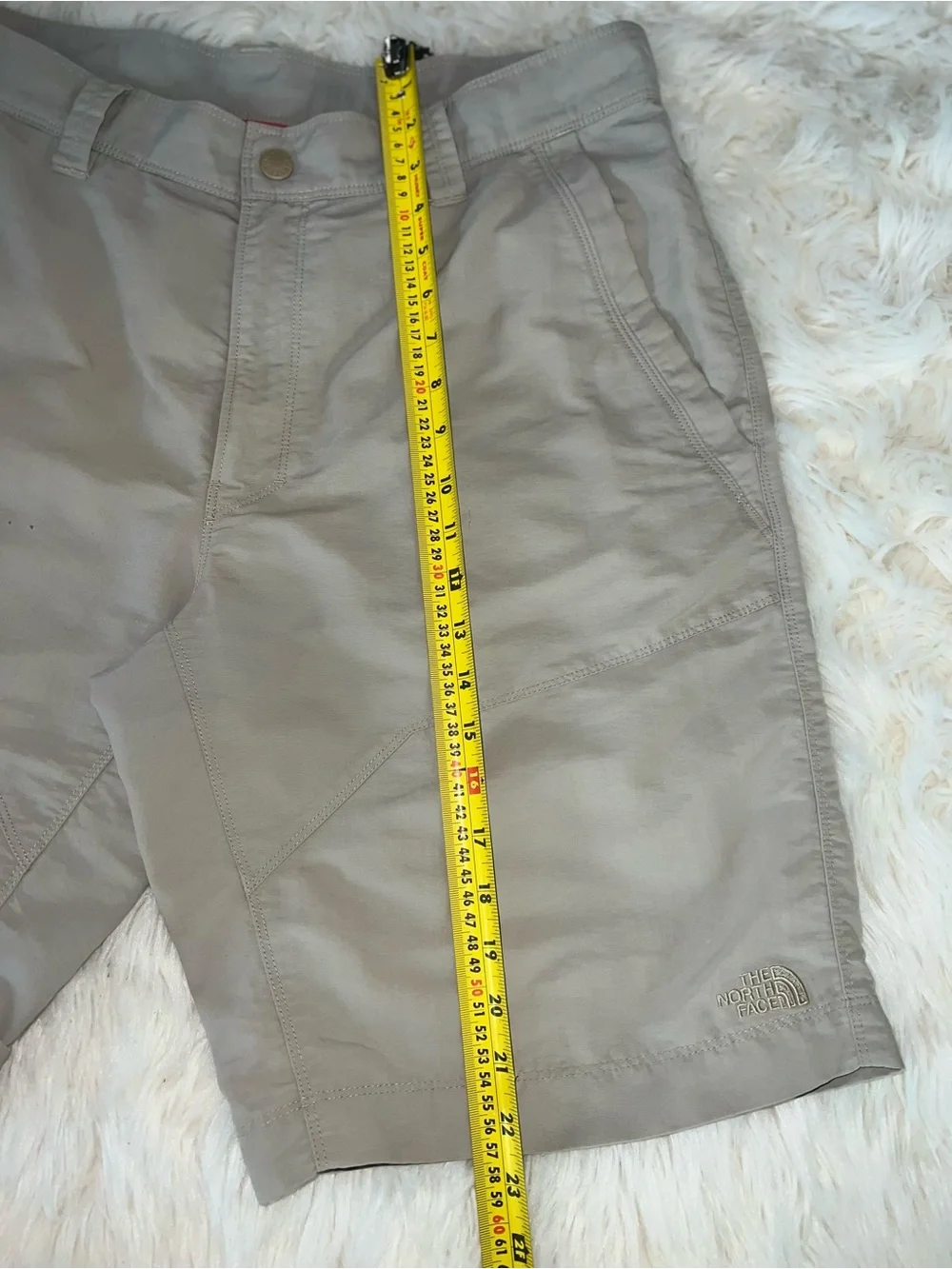 The North Face Men’s Nylon Cargo Hiking Shorts - Khaki/Gray - Size 36